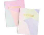 Gold Foil Notebooks | Set of 2 Pocket Notebooks | Meditations & Observations