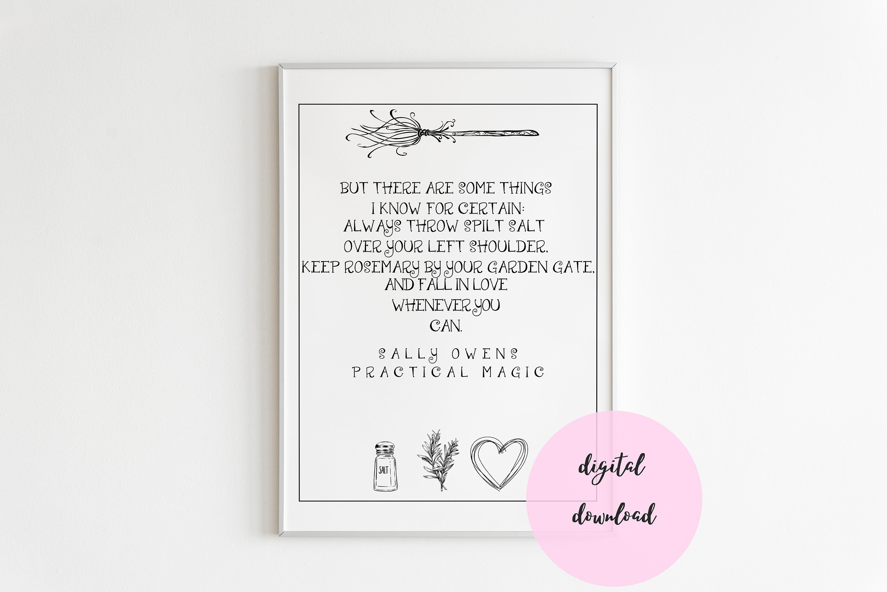 Digital Download Movie Quote Printable Wall Art Love Quote Wall Art ...