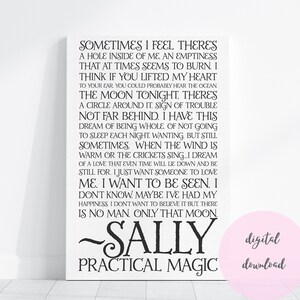 Digital Wall Art Printable Wall Art Movie Quote Wall Art Practical Magic Quote Wall Art Romantic Quote Wall Art Gift For Her Valentines Day
