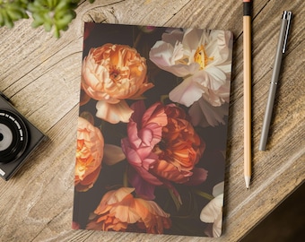 Floral Softcover Journal: Elegant Writing Notebook, Art & Travel
