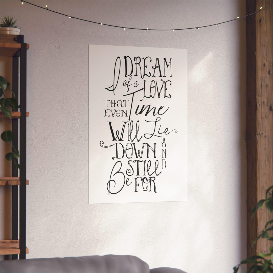 Practical Magic Quote Poster: Romantic Movie Art, Inspirational Home ...