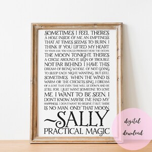 Digital Wall Art Printable Wall Art Movie Quote Wall Art Practical Magic Quote Wall Art Romantic Quote Wall Art Gift For Her Valentines Day