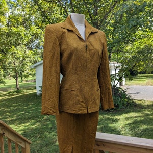 Vintage 90s Paul Alexander Blazer and Skirt Suit Set