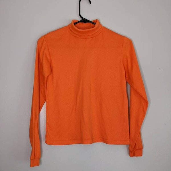 Orange Turtleneck - Etsy