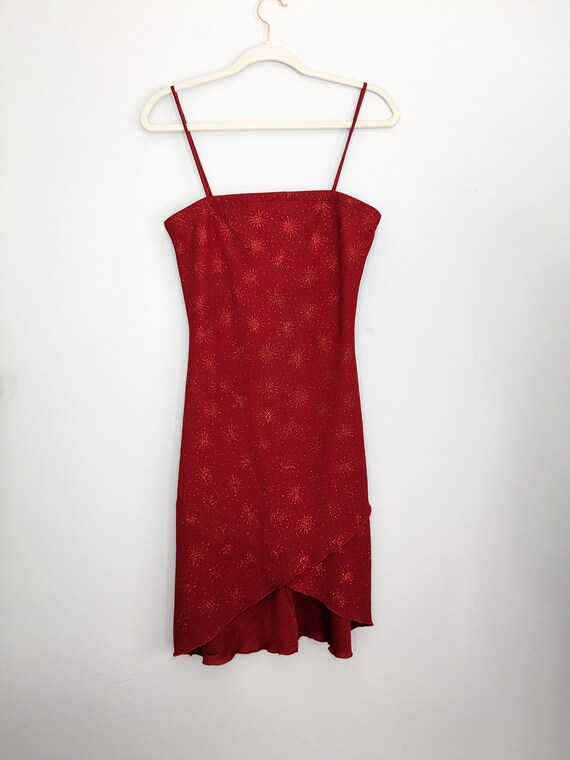 y2k red dress Gem