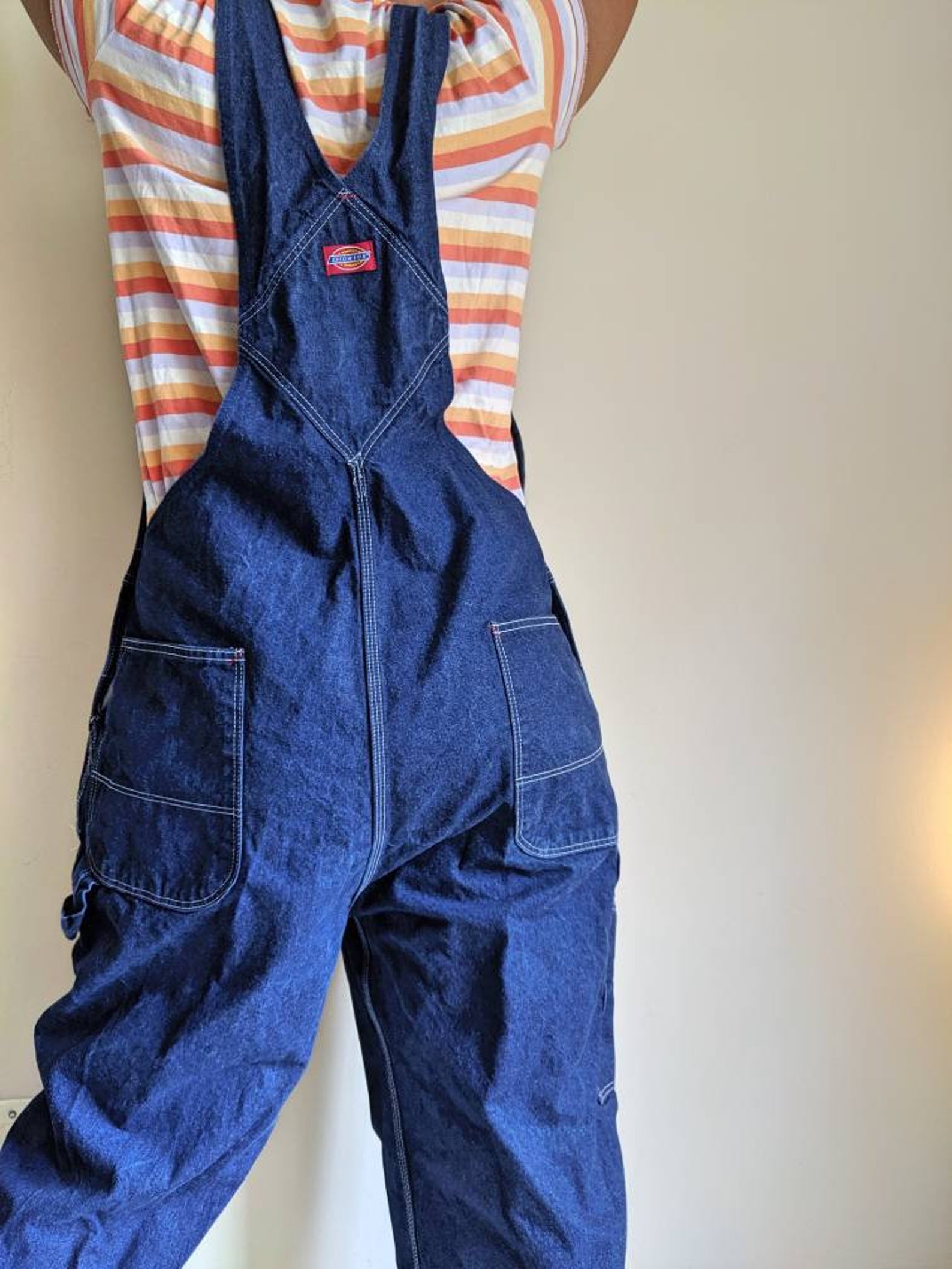 Vintage Dickies Unisex Overalls 44x30 Etsy