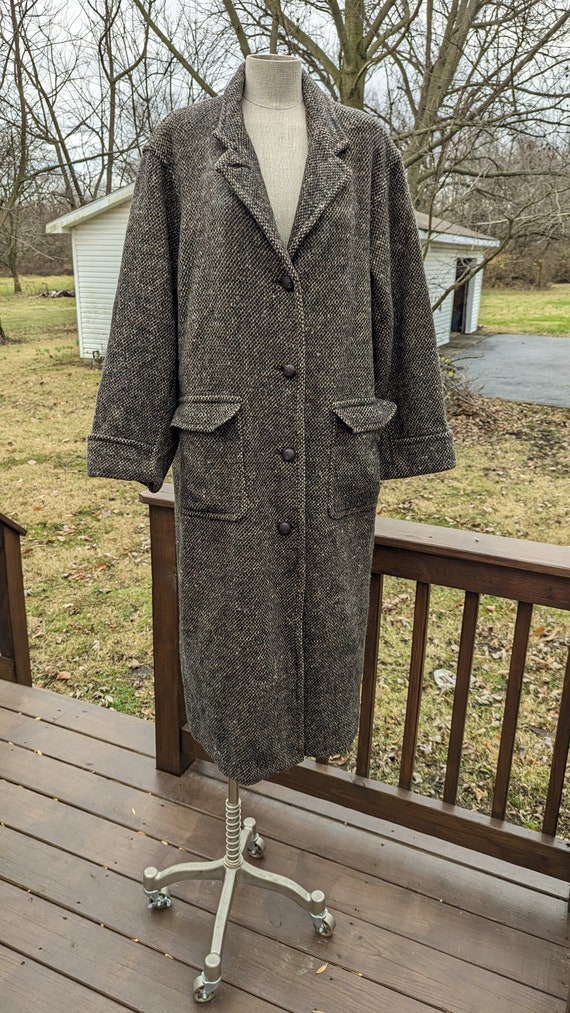 Vintage 90s Eddie Bauer Long Wool Coat
