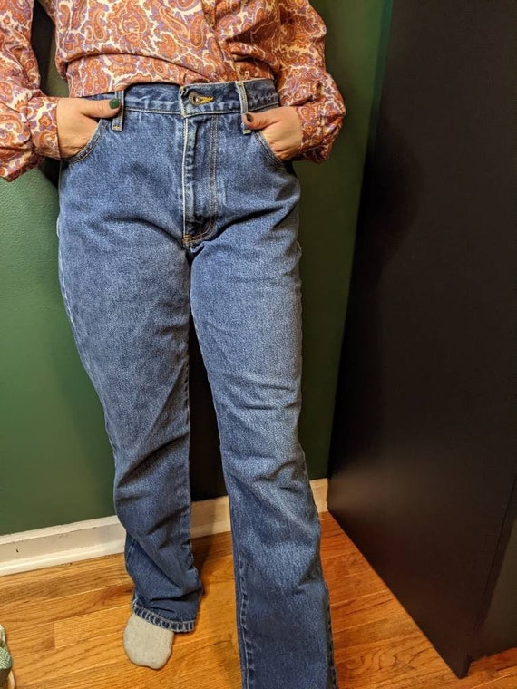 90s/Y2K Mid-Rise Bootcut Express Bleus Jeans