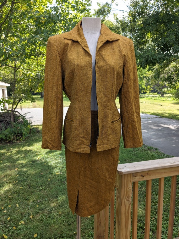 Vintage 90s Paul Alexander Blazer and Skirt Suit … - image 5