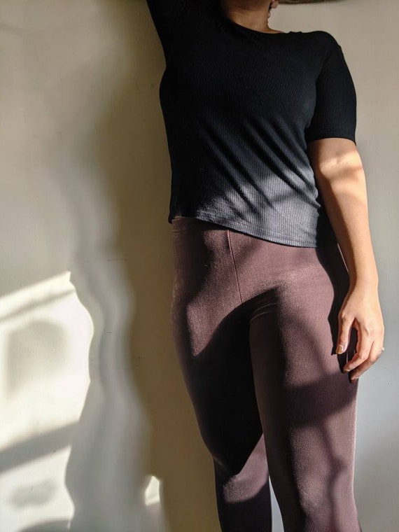 90s Henri Bendel Velour Lounge Pants Leggings