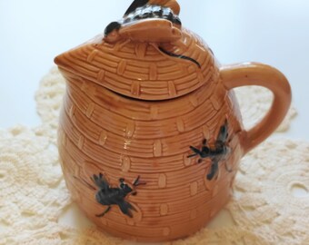 Bee Skep Honey Pitcher