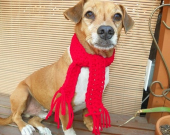 Dog Scarf Neck Warmer  Sizes XXSmall-5XLarge Hand Made