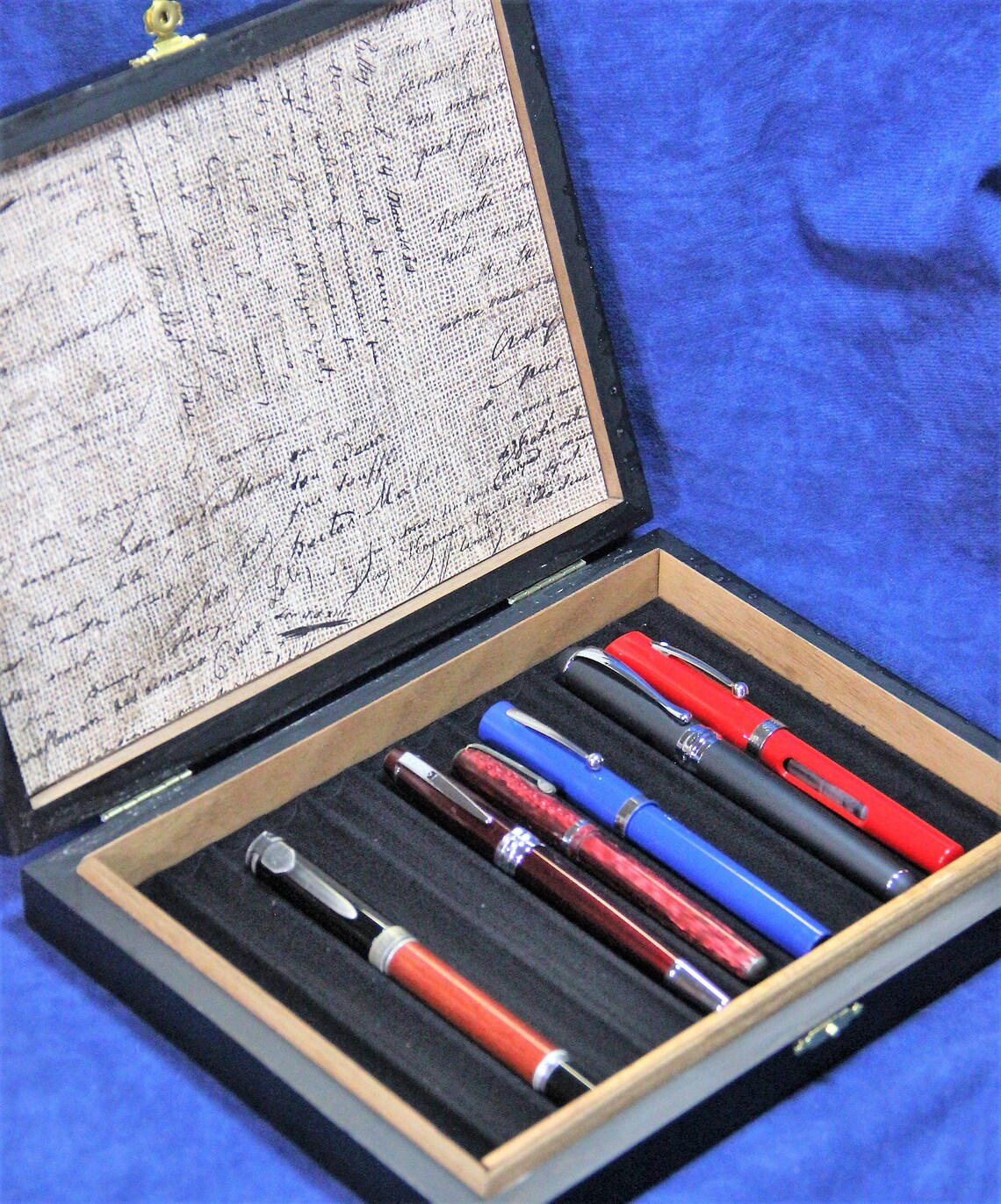 Fountain Pen Collection Storage Case Repurposed Wooden Cigar Etsy