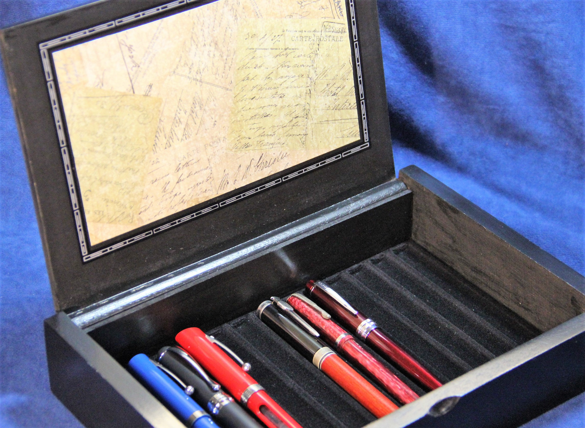 Fountain Pen Collection Storage Case Repurposed Wooden Cigar Etsy