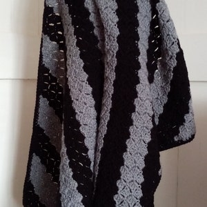 Striped Crochet Blanket