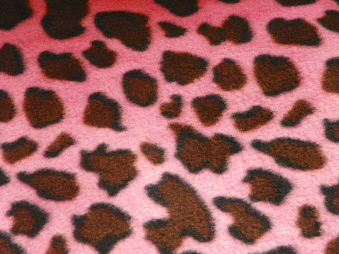 Pink Cheetah Print Blanket