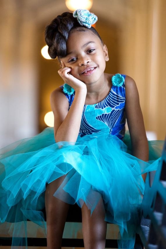 Liputa Tutu Dress Ankara Dress Kitenge Dress African Print Dress Ankara Tutu Dress