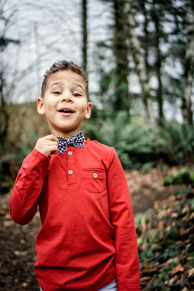 Black Houndstooth Bow Tie Boys Bow Tie Baby Bow Tie Etsy