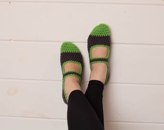 Kani Slippers, Crochet Slippers, Women Crochet Slippers, Teen Crochet Slippers