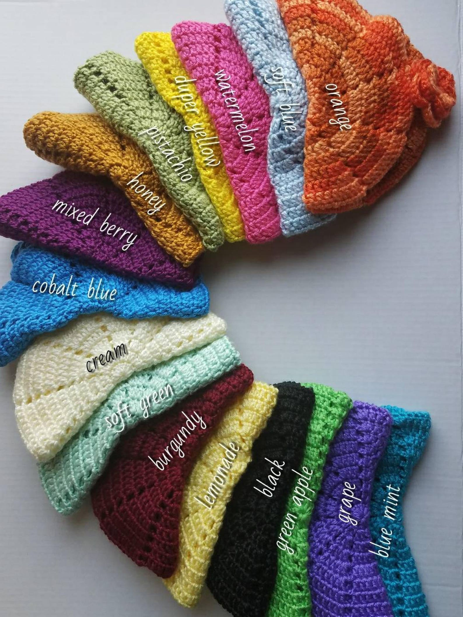 Crochet Beret Satin Beret Girls Crochet Beret Etsy