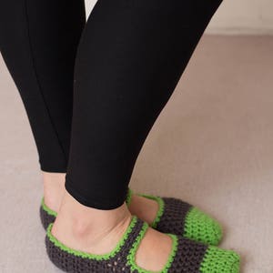 Kani Slippers, Crochet Slippers, Women Crochet Slippers, Teen Crochet Slippers image 10