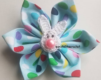 Flower Headband, Bunny Headband, Easter Headband, Polka Dot Headband, Spring Headband