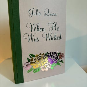 Handmade copy of When He Was Wicked (Francesca and Michael’s story) inspiration for the Netflix original show Bridgerton