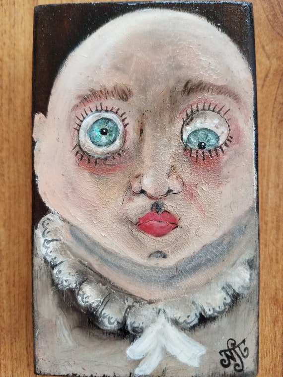 Creepy Doll Painting