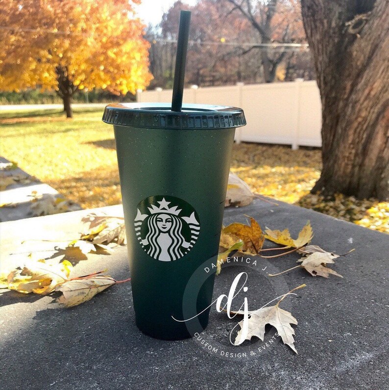 Starbucks Glitter Holiday 2020 Reusable Cold Cups Etsy