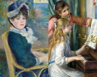 Pierre-auguste Renoir Images Set (10 Paintings) - DIGITAL DOWNLOAD
