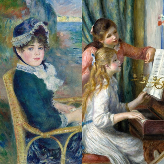 Pierre-auguste Renoir Images Set (10 Paintings) - DIGITAL DOWNLOAD
