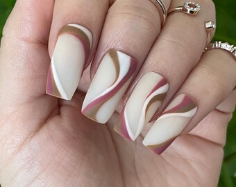 pics Cute Medium Square Acrylic Nails etsy