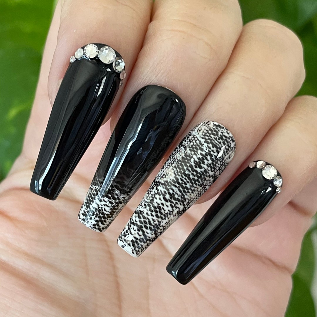 Long Press-on Nails - Etsy