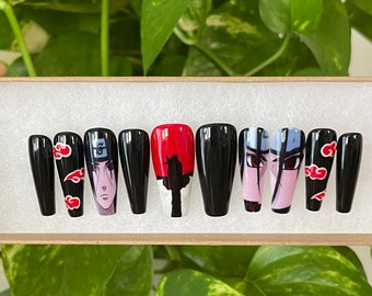 Anime Nails Etsy