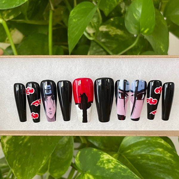 Anime Press on Nails - Etsy