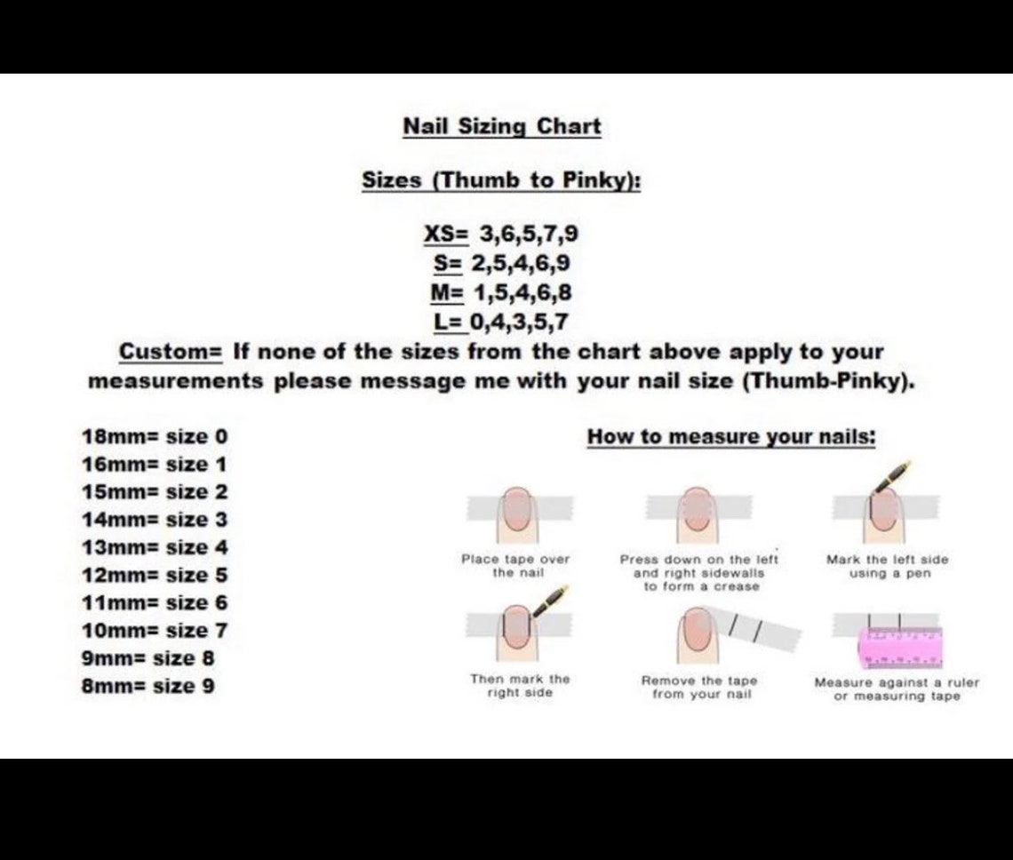 Long Press-on Nails | Etsy