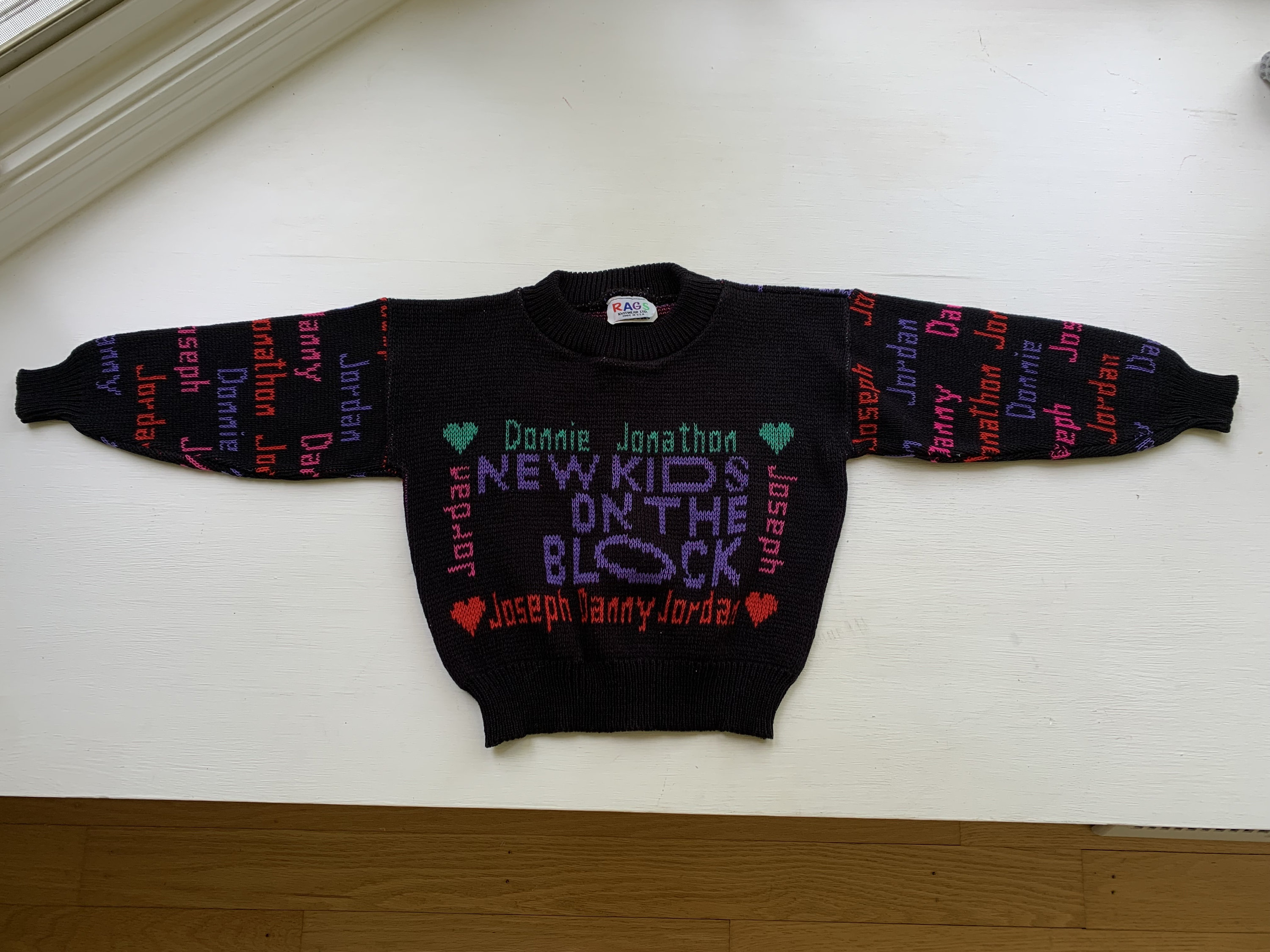 New kids on the block sweater best sale