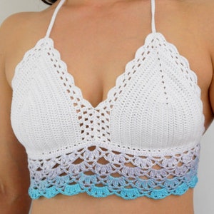 Crochet Pattern Bikini Top LIZA No.170E image 3