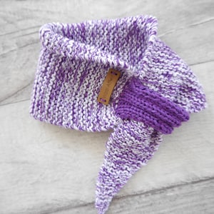 Knitting Pattern Baby Scarf basic No.168E-3 immagine 3