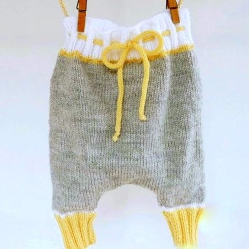 Knitting Pattern Baggy Pants no.75E image 1