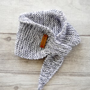 Knitting Pattern Baby Scarf basic No.168E-3 immagine 2