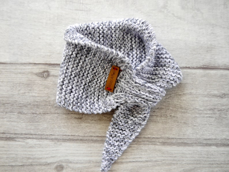 Knitting Pattern Baby Scarf basic No.168E-3 image 2