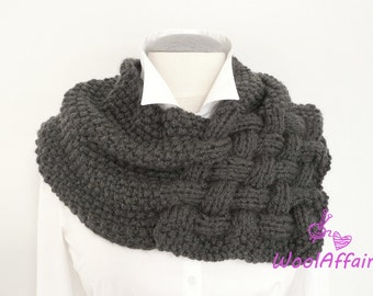 Knitting pattern - Weave Style Scarf CHUNKY - quick and easy - perfect for beginners