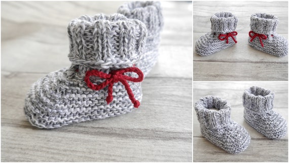 Strickanleitung Babyschuhe Basic Für Anfänger No168e 1