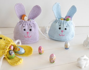 Knitting Pattern - Bunny Bag - No.159E