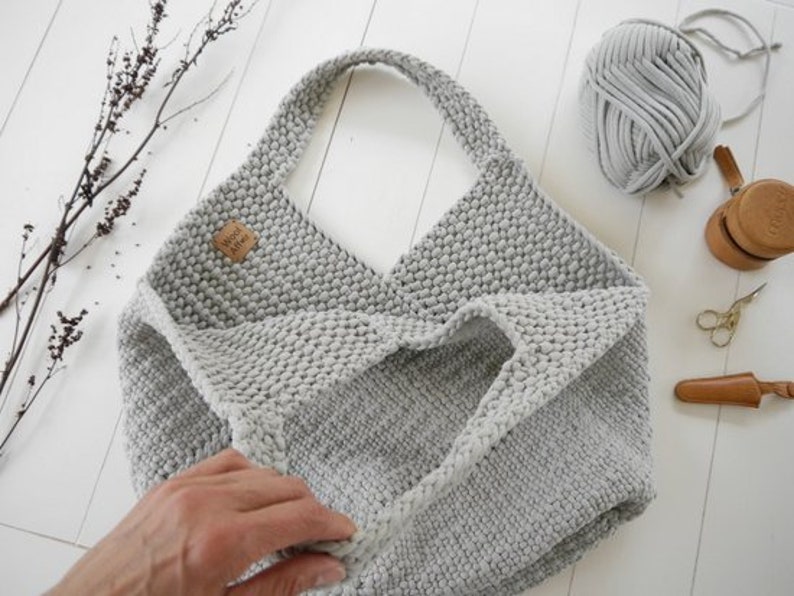Knitted Bag ORI-ITO No.260e - Etsy