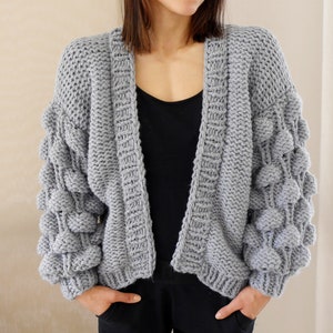 Knitting Pattern Cardigan BUBBLES S/M and L/XL No.194E immagine 1