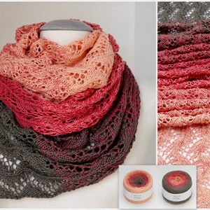 Knitting Pattern - Shawl TaBeeLa - No.177E