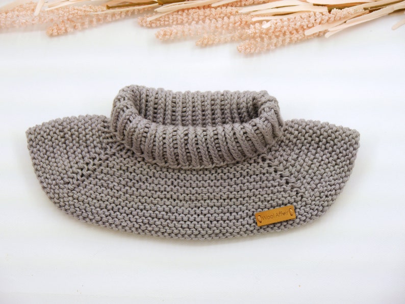 Knitting Pattern Baby Set Asterisk Hat & Shoulder Cape no.185E image 3