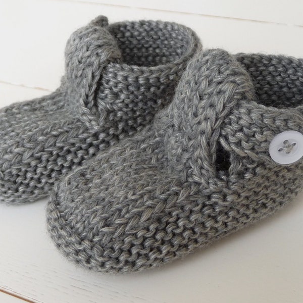 Strickanleitung Baby Krabbelschuhe Neugeborene No.11